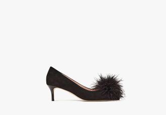 Kate Spade New York Zoey Pom Pom Kitten Heel