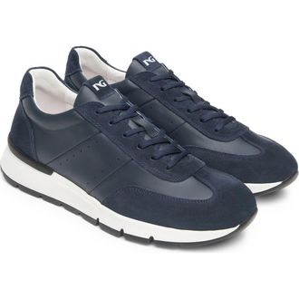 Nero Giardini Low Top Sneaker in Navy at Nordstrom, Size 11-11.5Us