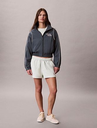 Calvin Klein Shorts De Ch&aacute;ndal Holgados De Felpa De Algod&oacute;n