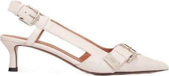 Maje Double buckle slingback pump in White at Nordstrom, Size 40