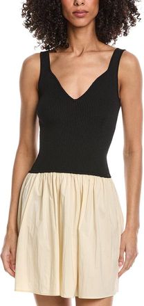 Elan Elan Mixed Media Mini Dress