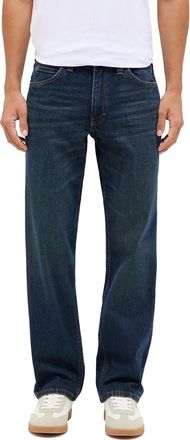 Mustang Straight-Jeans MUSTANG Herren Style Tramper Straight, Herren, Gr. 30, L&auml;nge 32, blau (883 dunkelblau), Denim/Jeans, 99% Baumwolle, 1% Elasthan, unifar