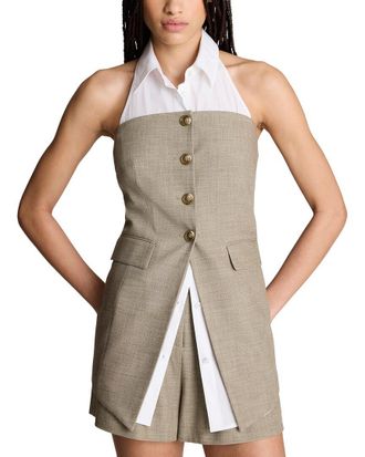 Kenneth Cole Strapless Halter Vest