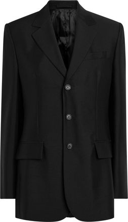 Wardrobe.NYC Mohair-blend Blazer - Black - Xxs (UK4 / Xxs)