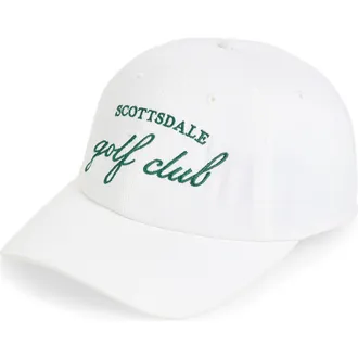 American Needle Scottsdale Golf Club Cotton Twill Baseball Cap in Snow White at Nordstrom