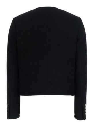 Dunst Wool Tweed Jacket - Black