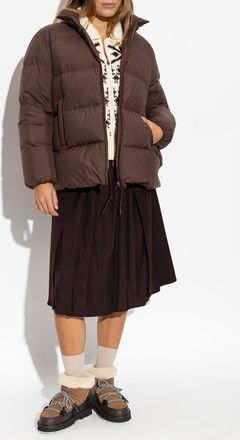 Moncler Puffer Jacket Vivantesse, Womens, Brown