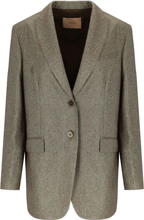 Twin-Set BLAZER MONOPETTO BEIGE TWINSET