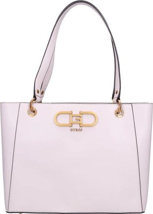 Guess Faux Leather Tote Bag - Dames - Shoppers - Paars - ONE Size - Leer - Tassen
