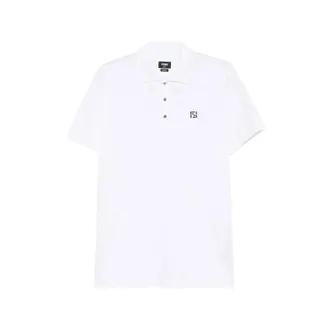 Fendi Logo-embroidered Polo Shirt