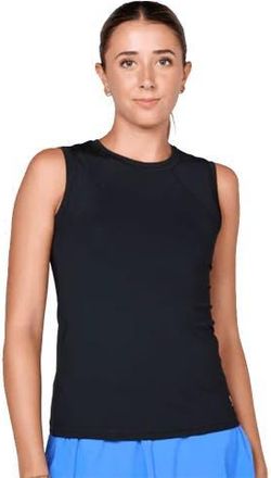 Sofibella UV Colors Womens Sleeveless Tennis Shirt in Black at Nordstrom, Size X-Small
