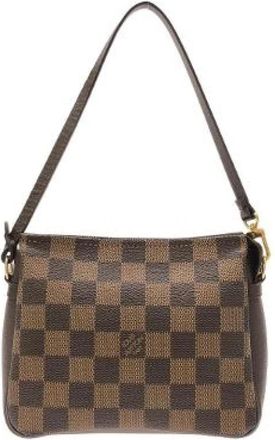 Louis Vuitton Pre-owned Damier Makeup Pouch - Dames - Vintage Schoudertas - Bruin - ONE Size - Vintage