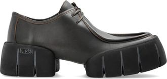 Diesel D-Tex WB Laced - Heren - Veterschoenen - Bruin - 40 EU - Leer - Schoenen