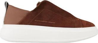 Alexander Smith Wembley Slip-On - Dames - Sneakers - Bruin - 35 EU - Leer - Schoenen