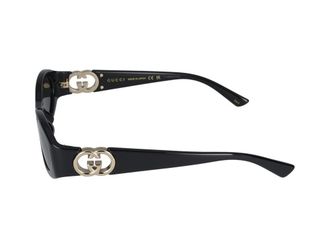 Gucci Womens Sunglasses Gg1660s 001 Black Grey 54-16-135 Injected
