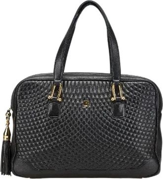 Bally Pre-owned Handbags, female, Black, Size: ONE SIZE Pre-owned Leather handbags
