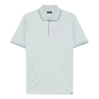 Paul & Shark Polo Shirts, male, Blue, 2XL, Cotton Polo Shirt 2 Buttons Italy