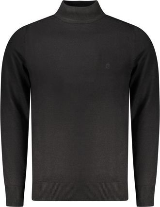 Coveri Moving Zwarte Viscose Man Sweater