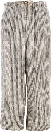 Emporio Armani Jacquard viscose loose pants Man 54