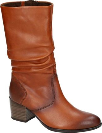 Gabor Schoenen, Dames, Bruin, 36 EU, Leer, 52.894.54 3/4 Western Laars met Hak