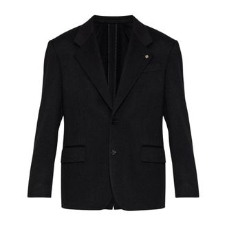 Versace Cashmere Jacket - Heren - Pakken - Zwart - Maat: XL Kasjmier