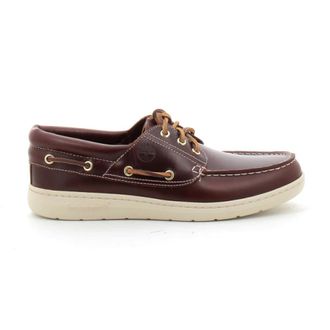 Timberland Portofino Pier Boot Schoenen - Heren - Bootschoenen - Rood - 44 EU - Leer - Schoenen