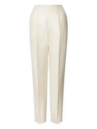 Alberta Ferretti Pantaloni sartoriali con pieghe - Toni neutri