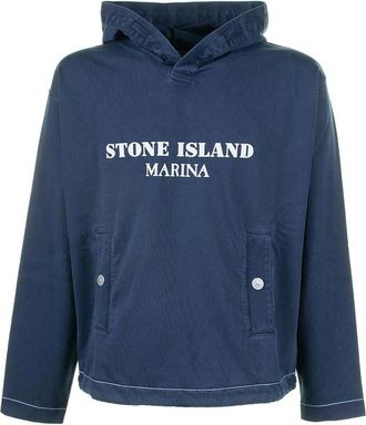 Stone Island Blue Sweatshirt