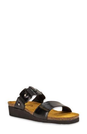Naot Ashley Sandal in Black Madras at Nordstrom, Size 10Us