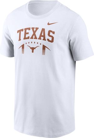 Nike Texas Primetime Football Icon Nike Mens College T-Shirt in White | N19910ATXE-MDT