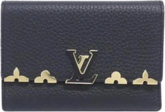 Louis Vuitton Pre-owned Wallets, female, Black, Size: ONE SIZE Pre-owned Vintage Tri-fold Wallet