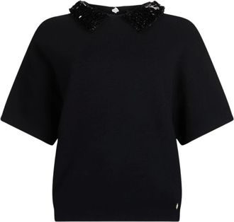 Liu Jo Top de punto Better - Knitwear - Mujer - Negro - XL