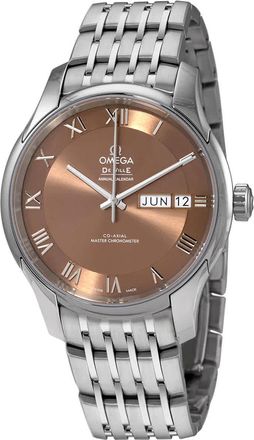 Omega De Ville Automatic Brown Dial Mens Watch 433.10.41.22.10.001