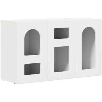 vidaXL Sideboard White 100 x 35 x 59 cm Engineered Wood vidaXL