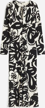 H&M Kleid mit betonter Taille - Beige