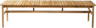 FDB M&oslash;bler M10 Gartenbank 50 x 185,5 cm, Teak