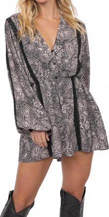 Sadie & Sage Cool Girl Lace Trim Romper In Black
