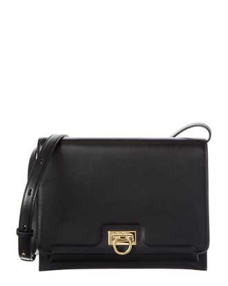 Ferragamo Ferragamo Trifolio Leather Shoulder Bag