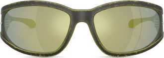 Diesel Rectangular sunglasses in acetate - Sunglasses - Unisex - Green