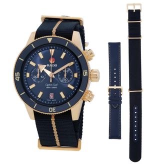 Rado Captain Cook Chronograph Automatic Blue Dial Mens Watch R32146208