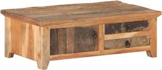 vidaXL Coffee Table 90x50x31 cm Solid Reclaimed Wood Vidaxl