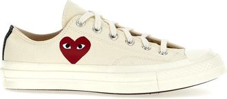 Comme Des Gar&ccedil;ons Chuck Taylor Low-Top Sneakers - Heren - Sneakers - Wit - 43 EU - Katoen - Schoenen