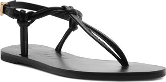 Schutz Nina Ankle Strap Sandal in Black at Nordstrom, Size 6.5