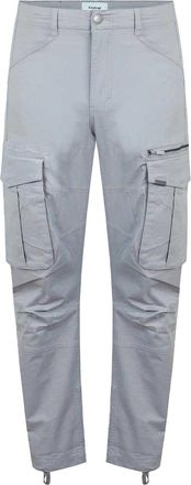 Firetrap Heren Cargo Broek Katoenmix (Heide Grijs)