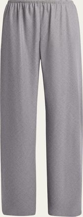 The Row Gala Wool Wide-Leg Pull-On Pants