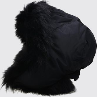 Yves Salomon Hat Woman color Black