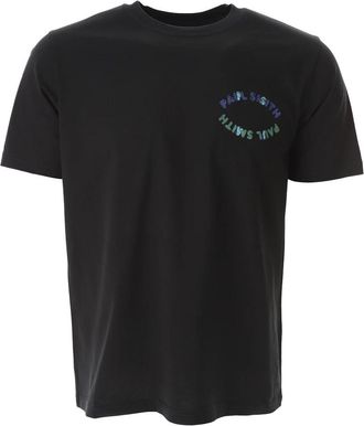 Paul Smith Blije Ovale T-shirt in Zwart - Heren - T-shirts - Zwart - XL - Katoen - Tops