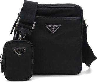 Prada Black Nylon Shoulder Bag (Pre-Owned)