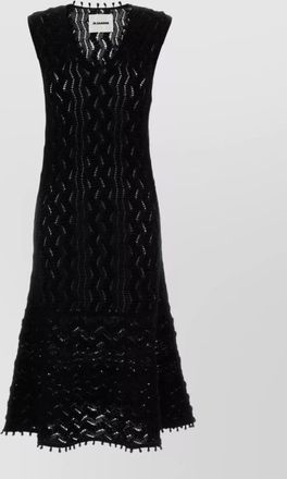 Jil Sander cotton knee-length dress