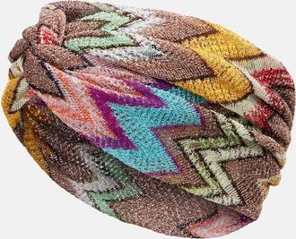 Missoni Zigzag lam&eacute; headband